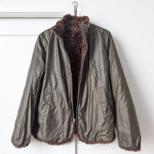 USED reversible teddy jacket sunao kuwahara　issey miyake